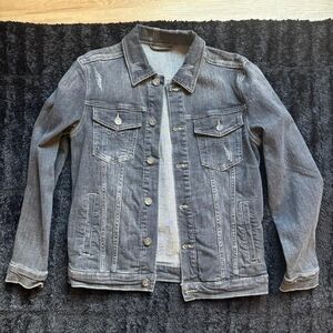 Men's Gray Denim Jacket